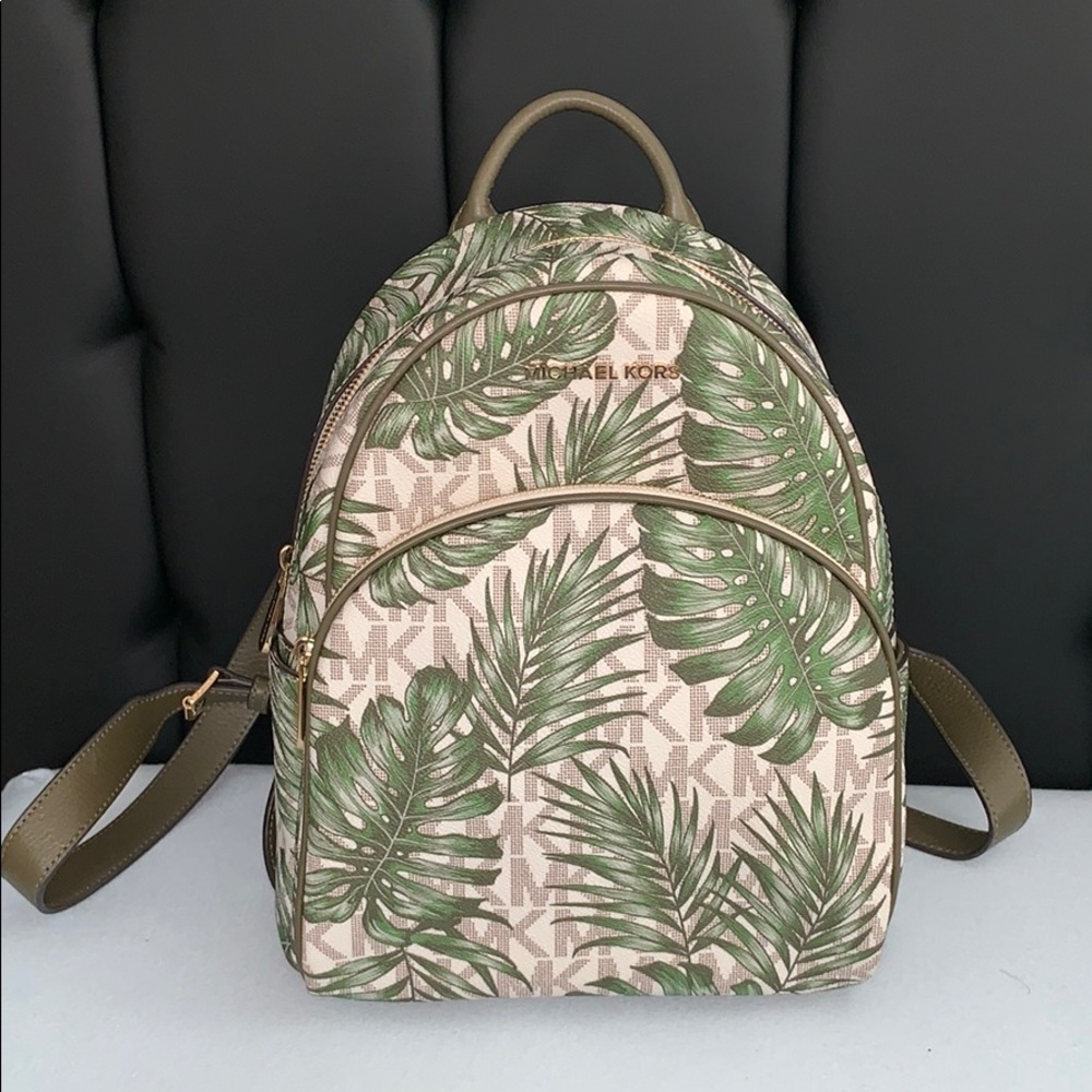 michael kors palm tree backpack